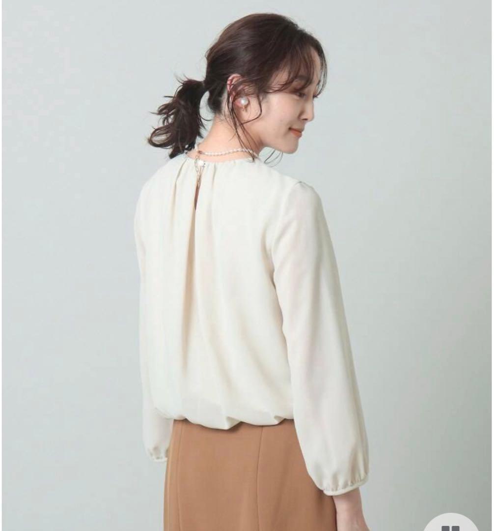 untitled 新品未使用　シフォンブラウス　04 2LT アンタイトル