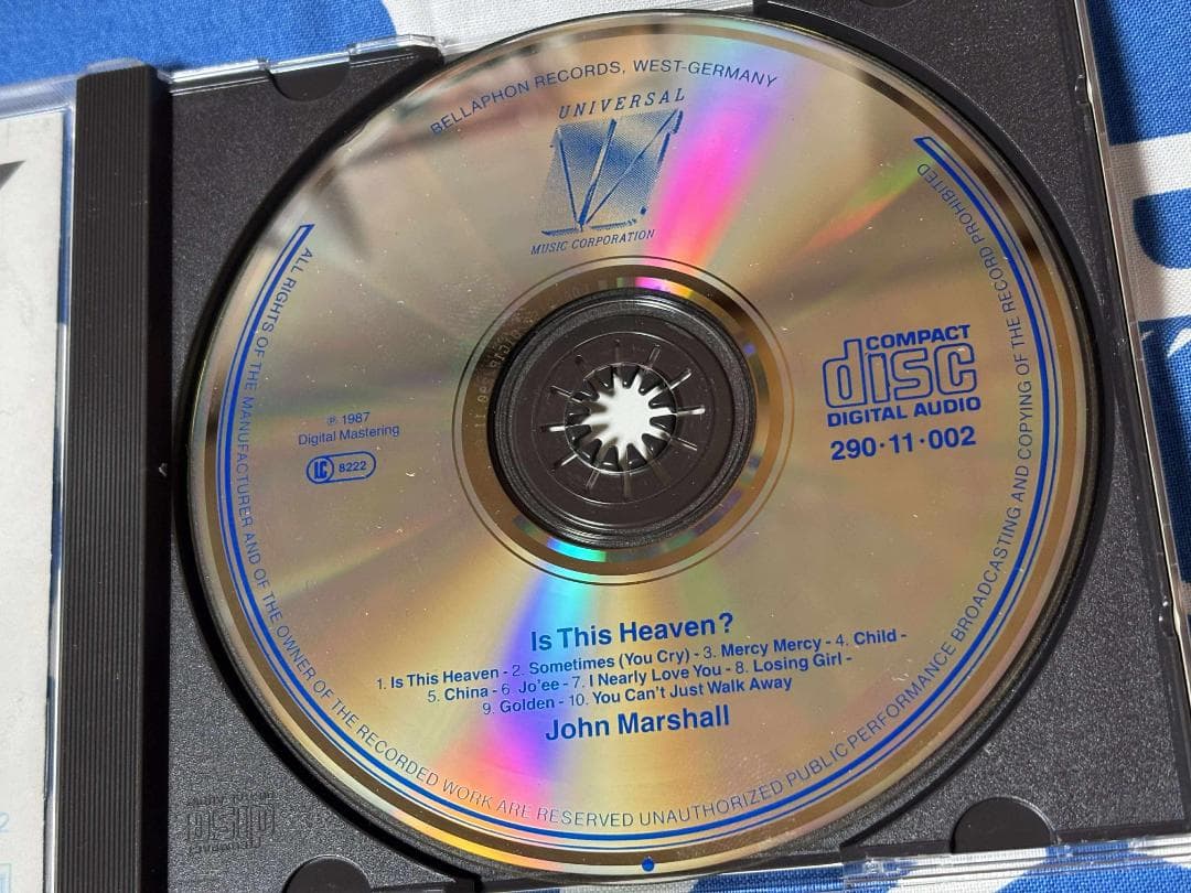 洋楽 John Marshall - Is This Heaven? 1987