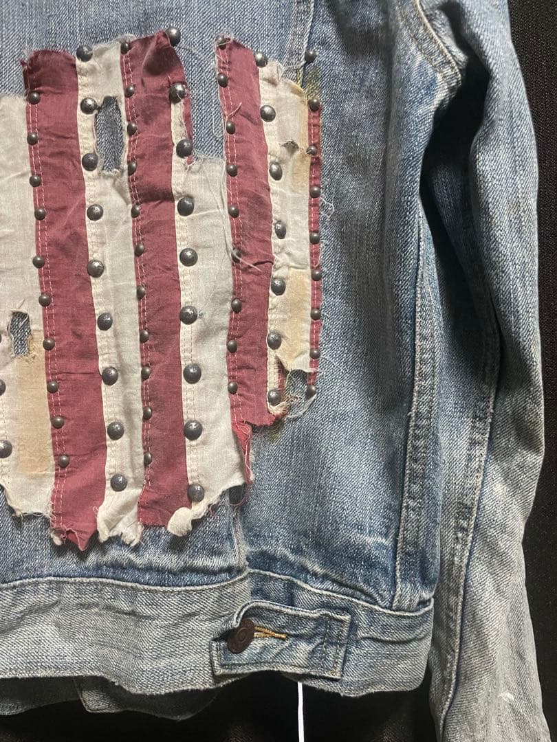 【希少】Denim & Supply Studded Denim Jacket
