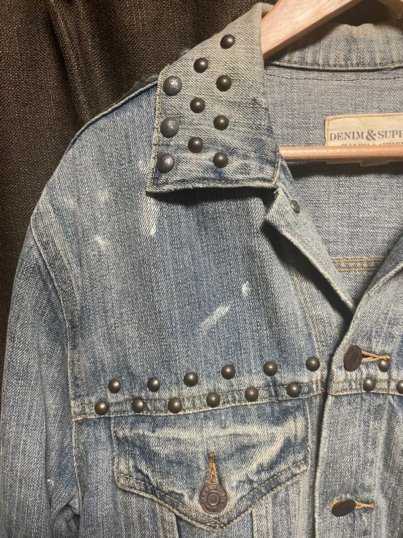 【希少】Denim & Supply Studded Denim Jacket