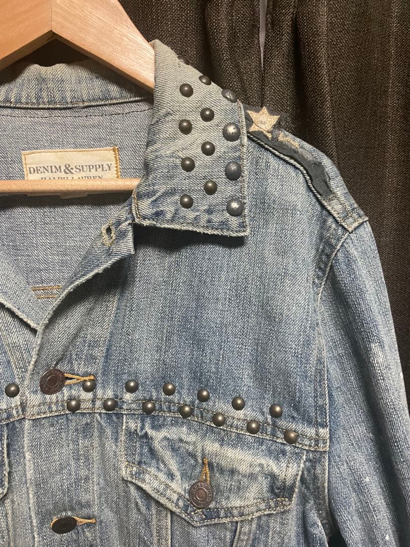 【希少】Denim & Supply Studded Denim Jacket