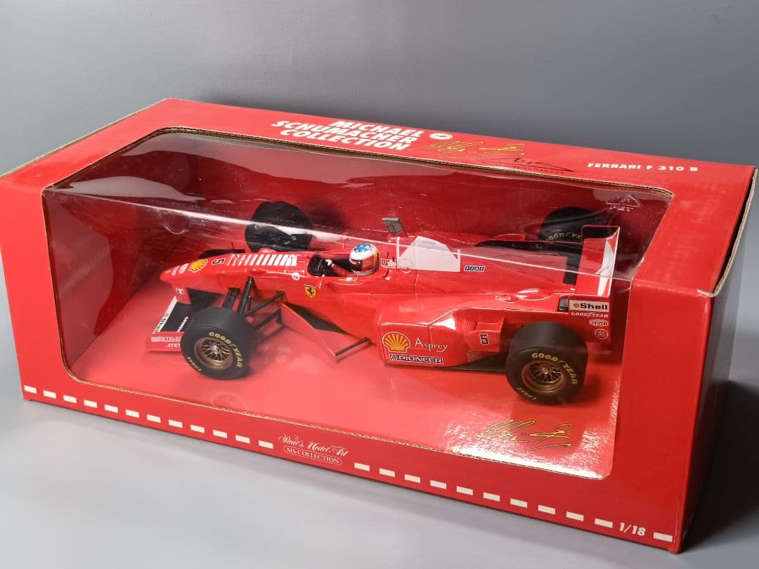 ミニチャンプス 1/18 フェラーリF310B　M.シューマッハコレクション