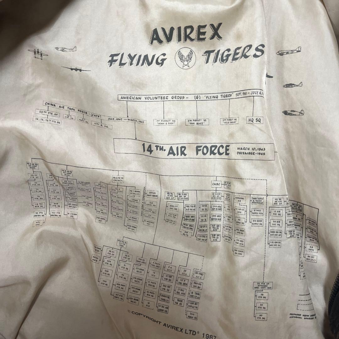 2*2様 レア AVIREX a-2レザージャケット vintage