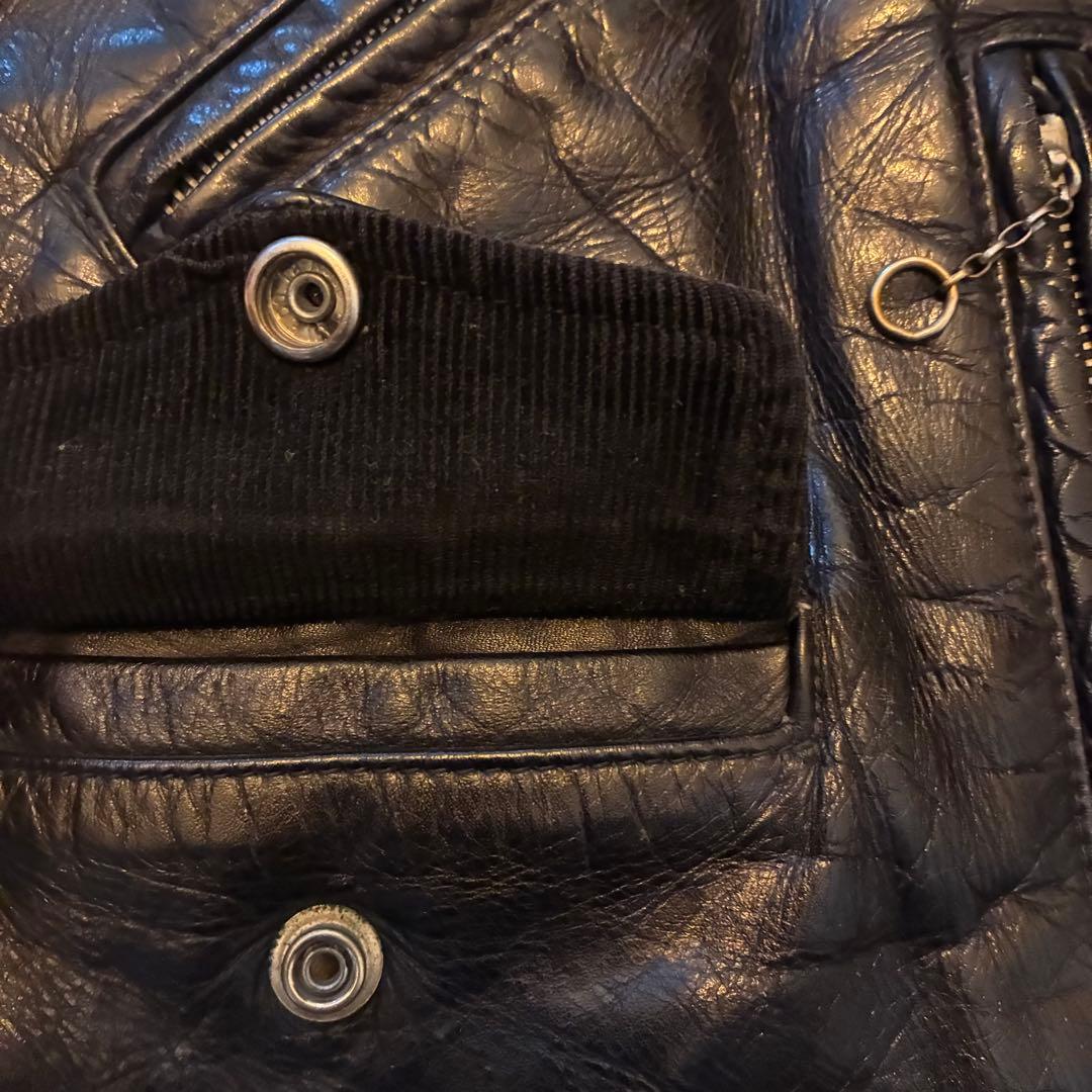 50s vintage Robert Hall レザーダブルライダースジャケット