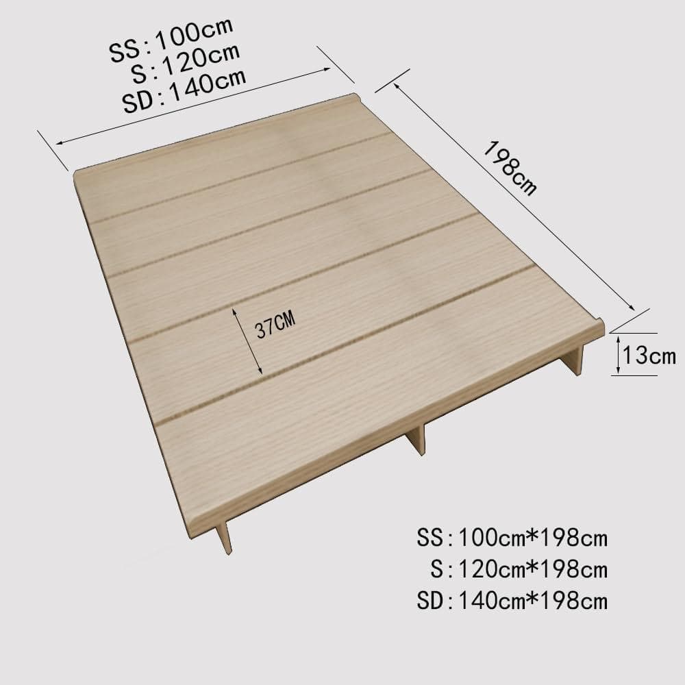 シングル ベッドフレーム すのこ 100cm x 195cm 耐荷重約300kg
