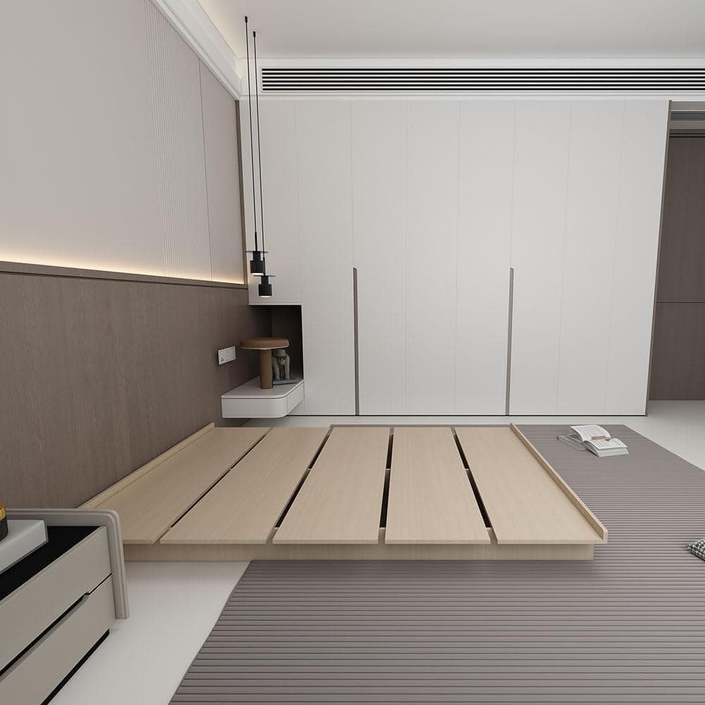 シングル ベッドフレーム すのこ 100cm x 195cm 耐荷重約300kg