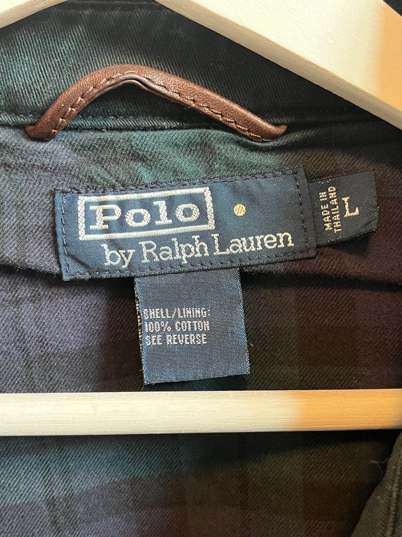 RALPH LAUREN スイングトップ + チェック柄の裏地