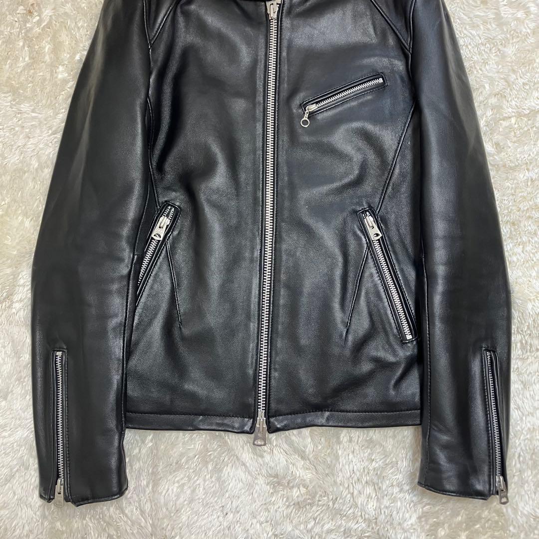 【SIN様JACK ROSE ライダースジャケット　シングルス　レザージャケット