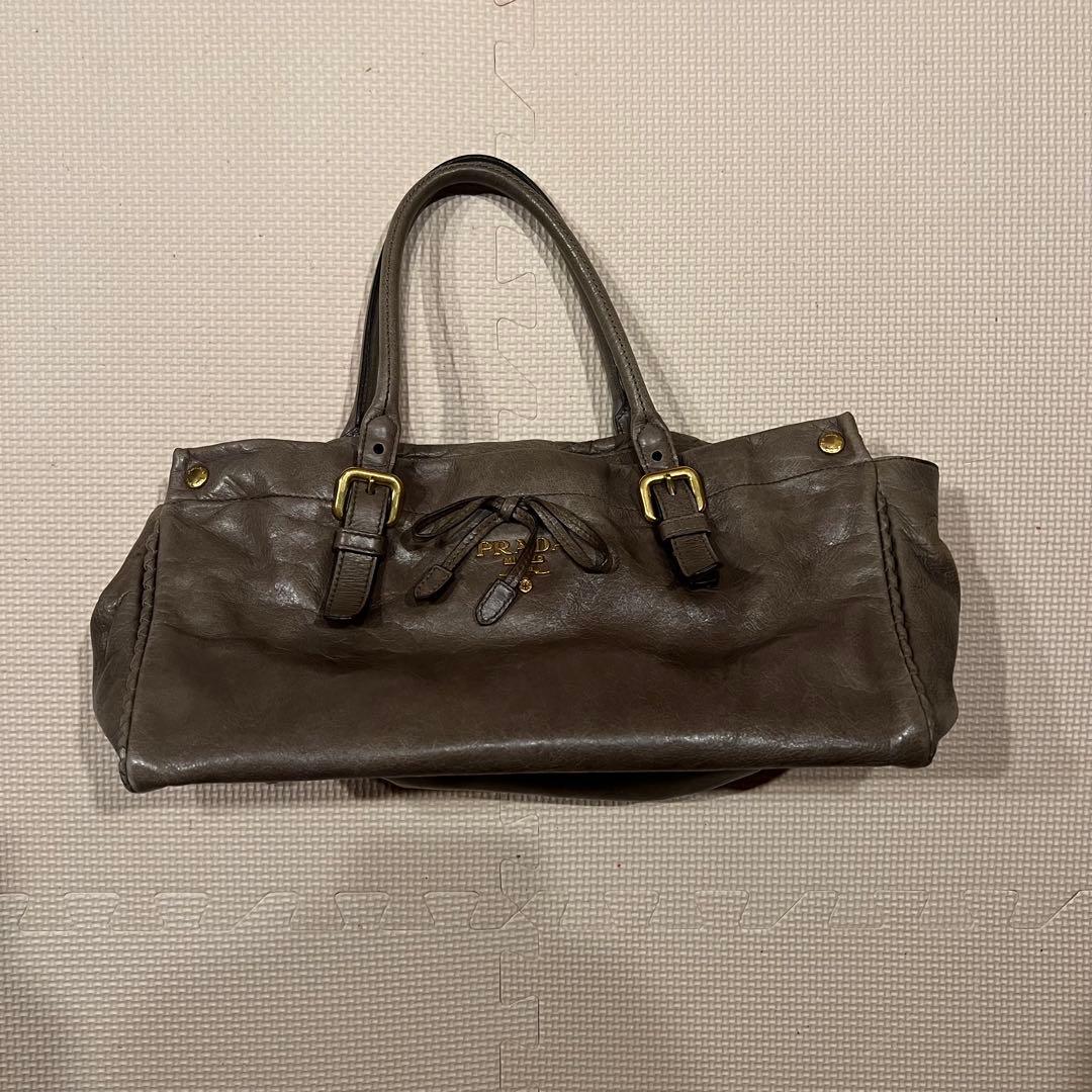 【大人気‼️】PRADA プラダ ショルダーバッグ2WAY仕様 金ロゴ