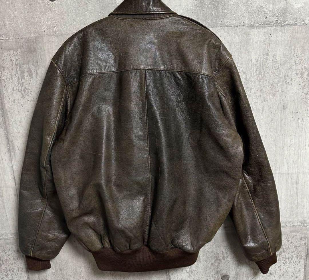 80s L.L.Bean A-2 フライトジャケット レザージャケット値下げ可能