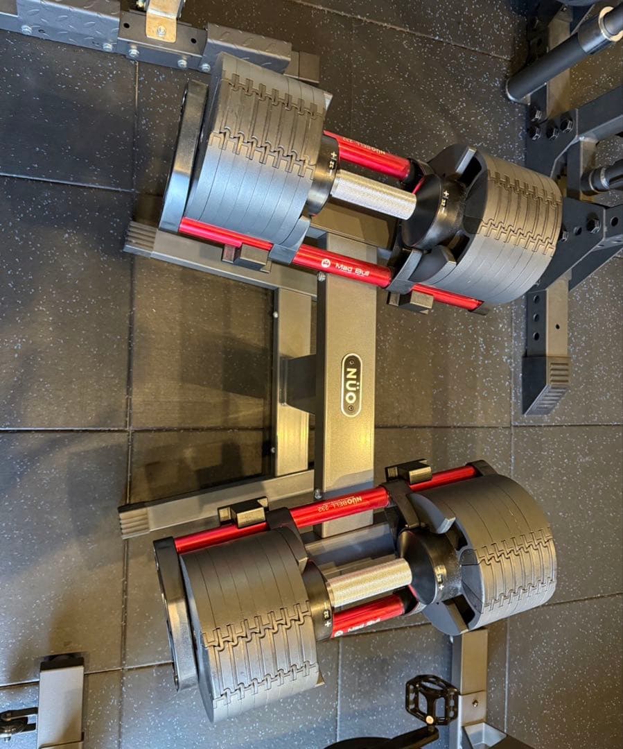 匿名 送料無料 NUO FLEXBELL 可変式ダンベル スタンド付 32kg