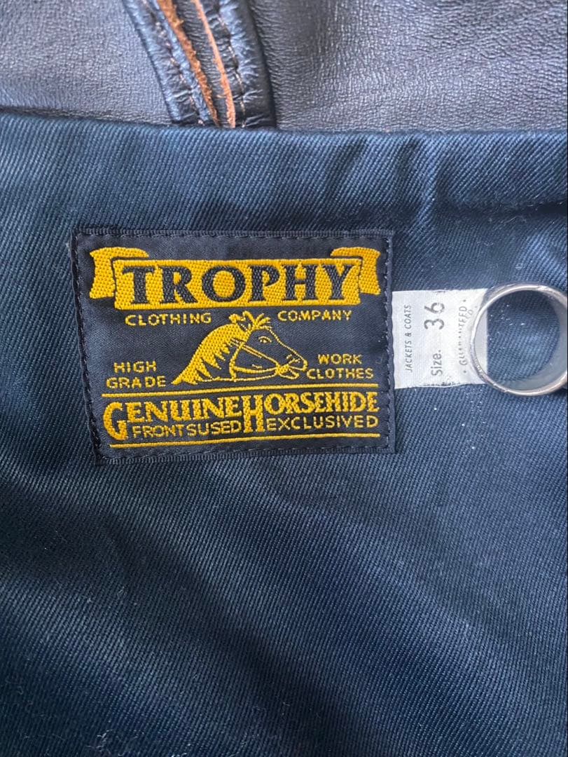 ジャケット・アウター TrophyClothingHummingbirdHorsehideJacket