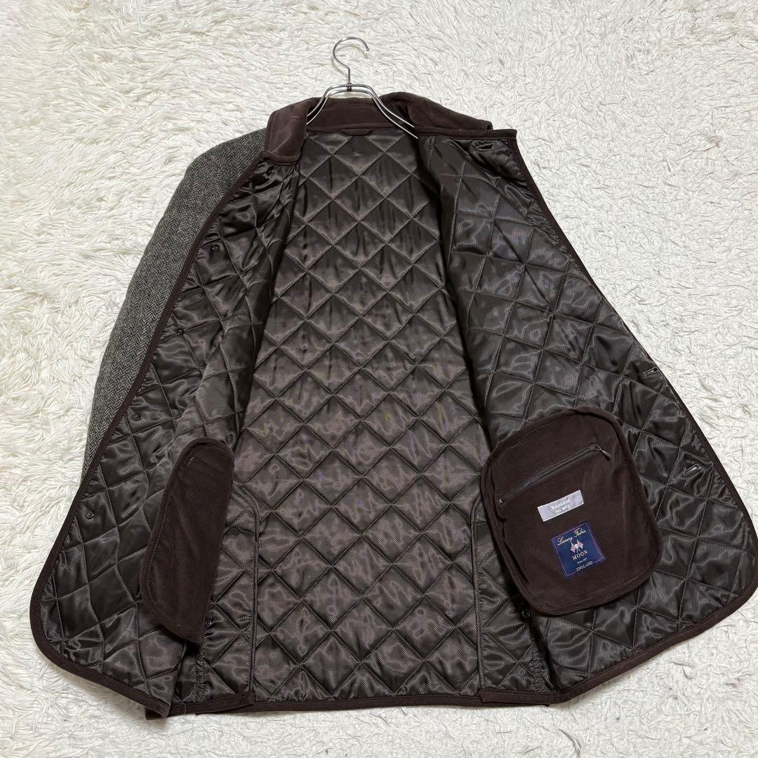 BARRAGE FOR MEN’S MOON ミドルコート ヘリンボーン LL