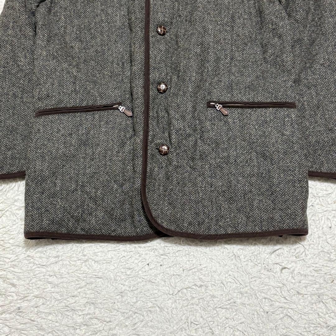 BARRAGE FOR MEN’S MOON ミドルコート ヘリンボーン LL