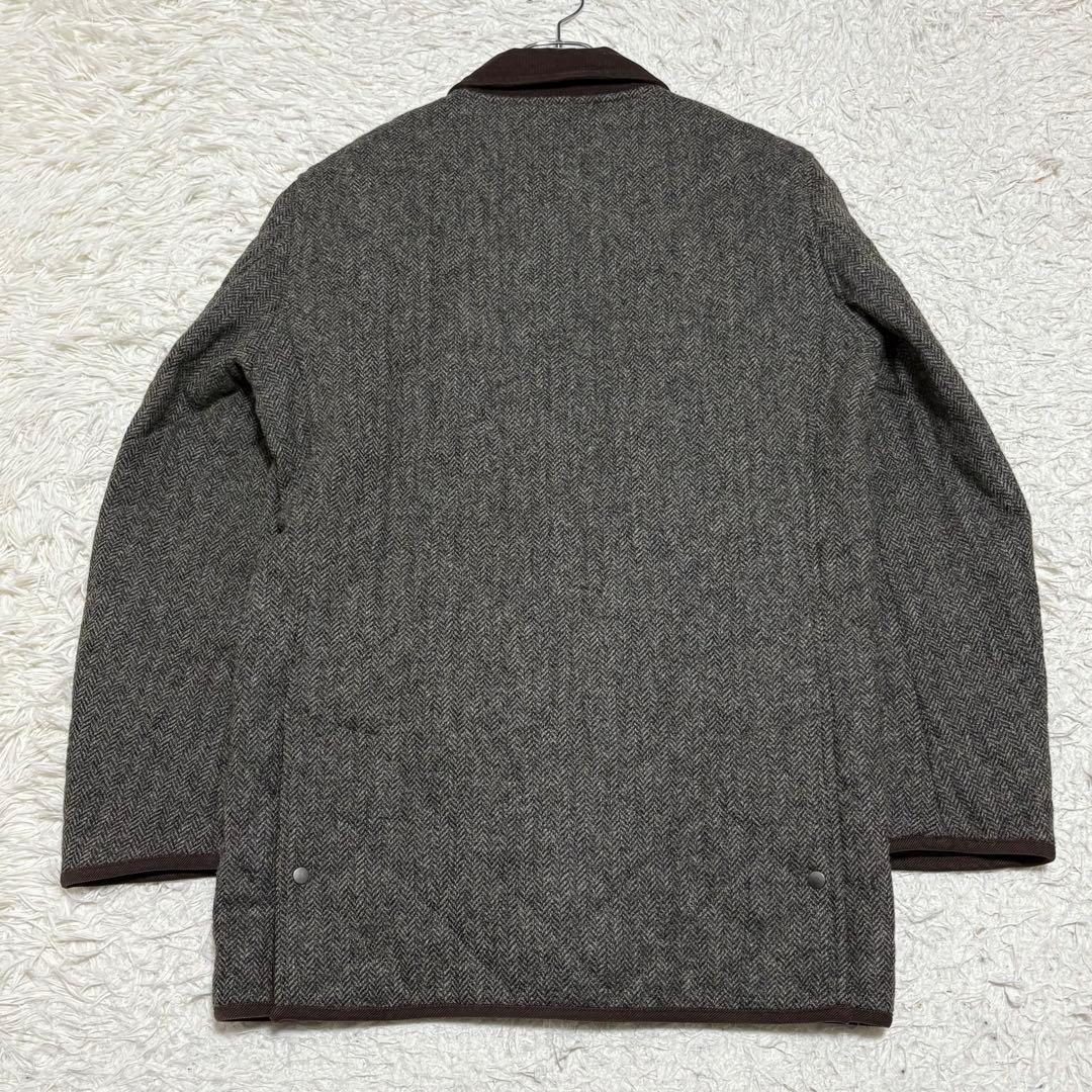 BARRAGE FOR MEN’S MOON ミドルコート ヘリンボーン LL