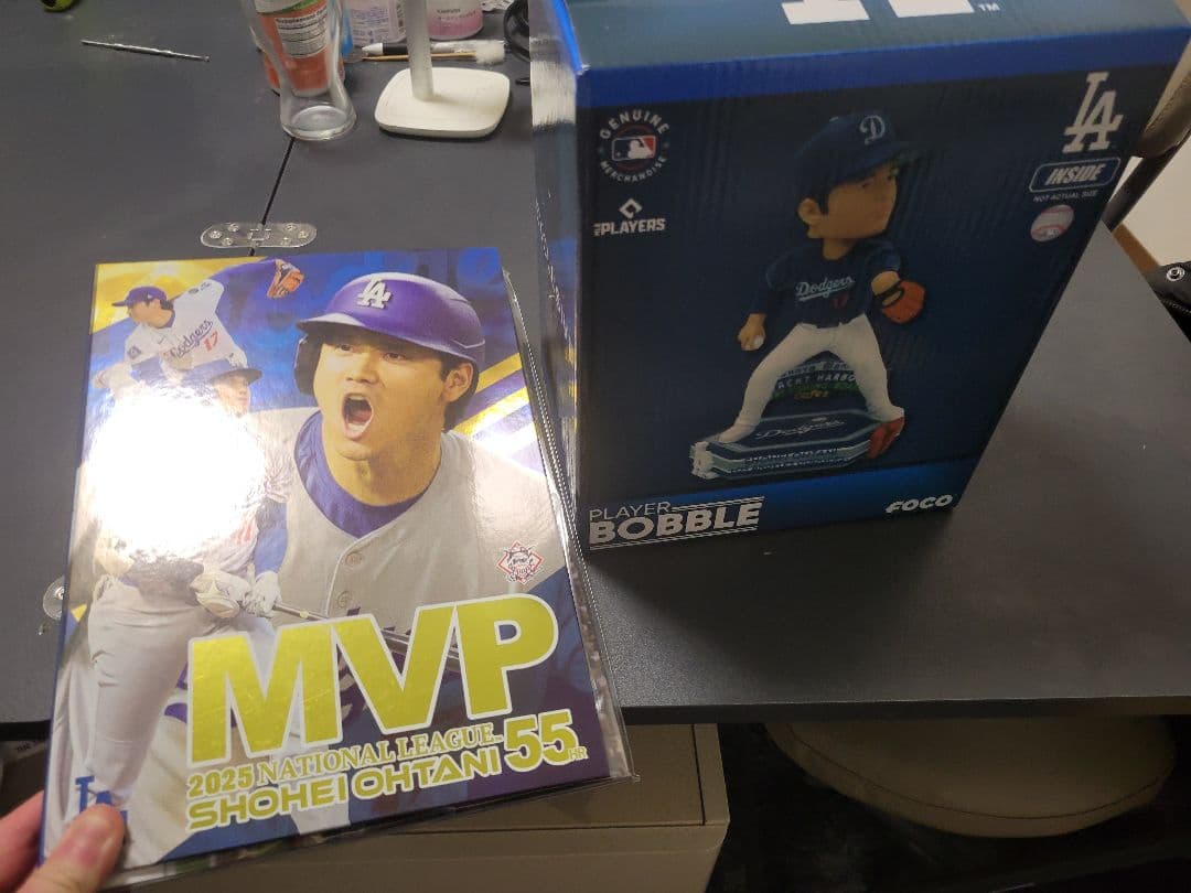 世界5000個限定大谷翔平 ボブルヘッド フィギュア&MVPトロフィーブック