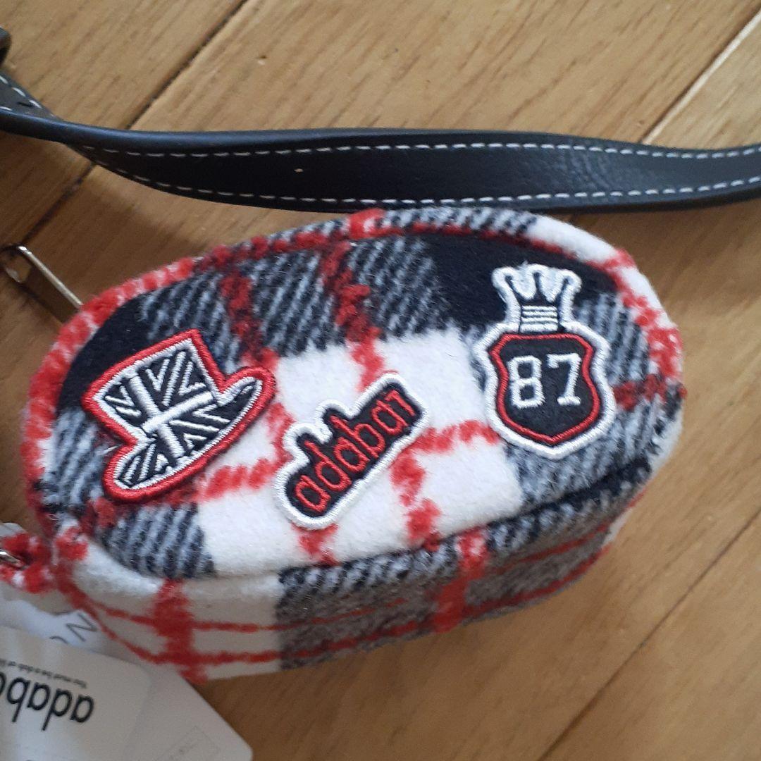 【新品】adabat ゴルフ 小物ポーチ&ボールポーチ