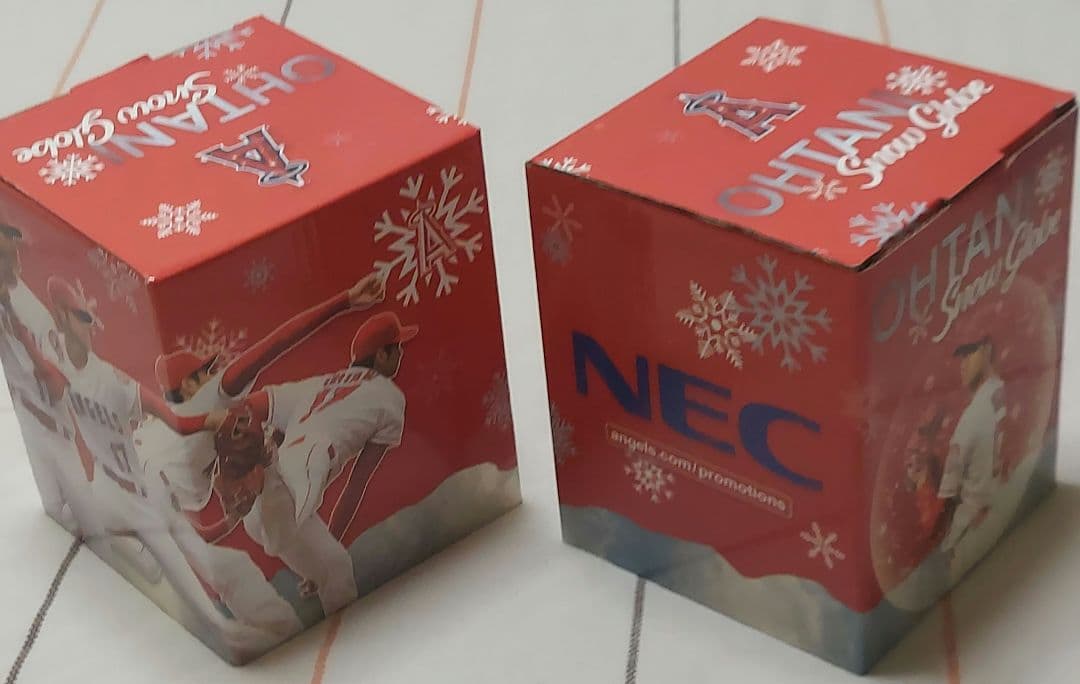 ２個 大谷翔平 スノードーム 非売品 エンゼルス