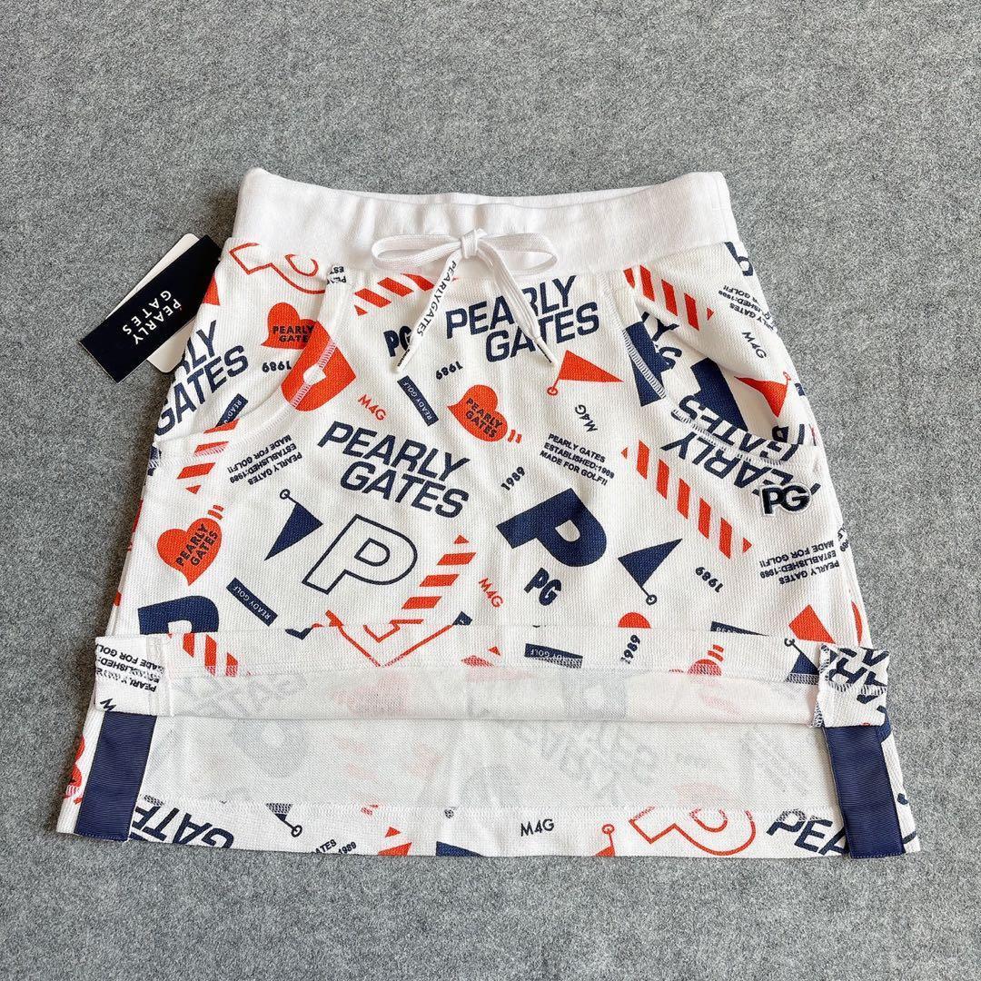 新品　パーリーゲイツ　近年　セットアップ　ポロシャツ　スカート　ホワイト