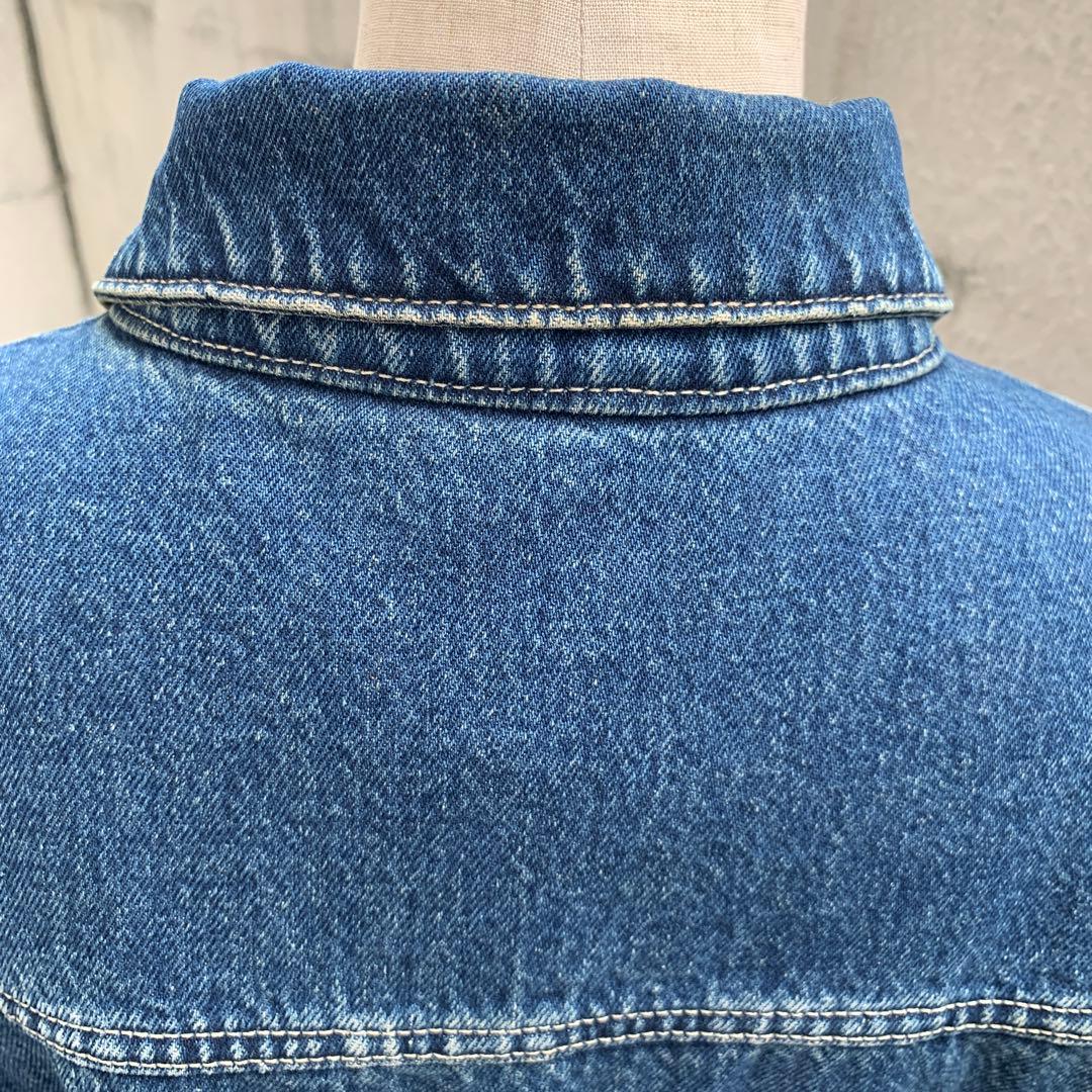 RRL 三ツ星 デニムジャケット 裏地チェック USA製 M