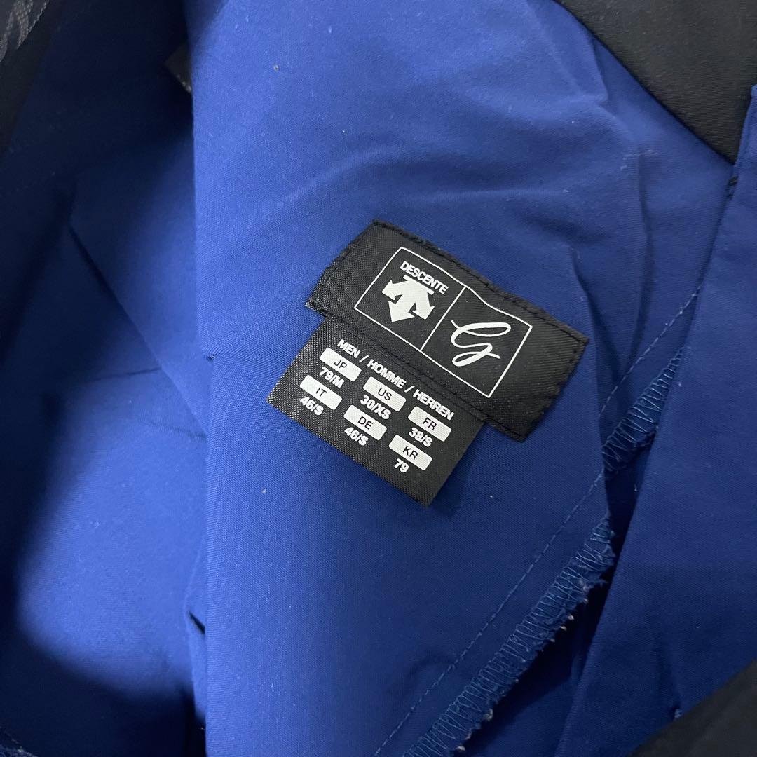 激レア DESCENTE GOLF デサント ゴルフ パンツ ブルー 青 メンズ
