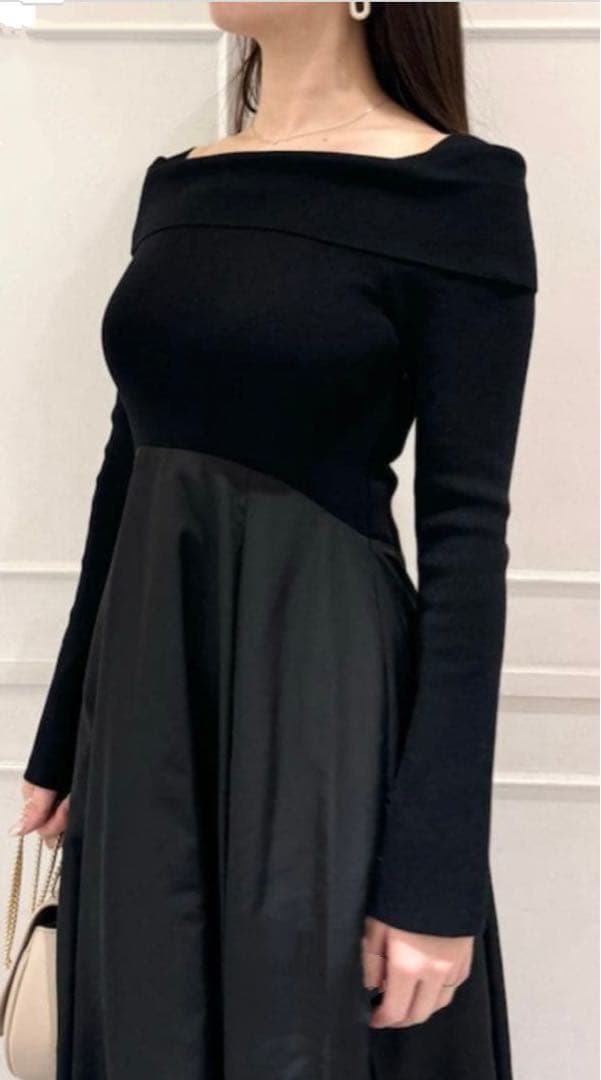 SNIDEL♡オフショルドッキングワンピース