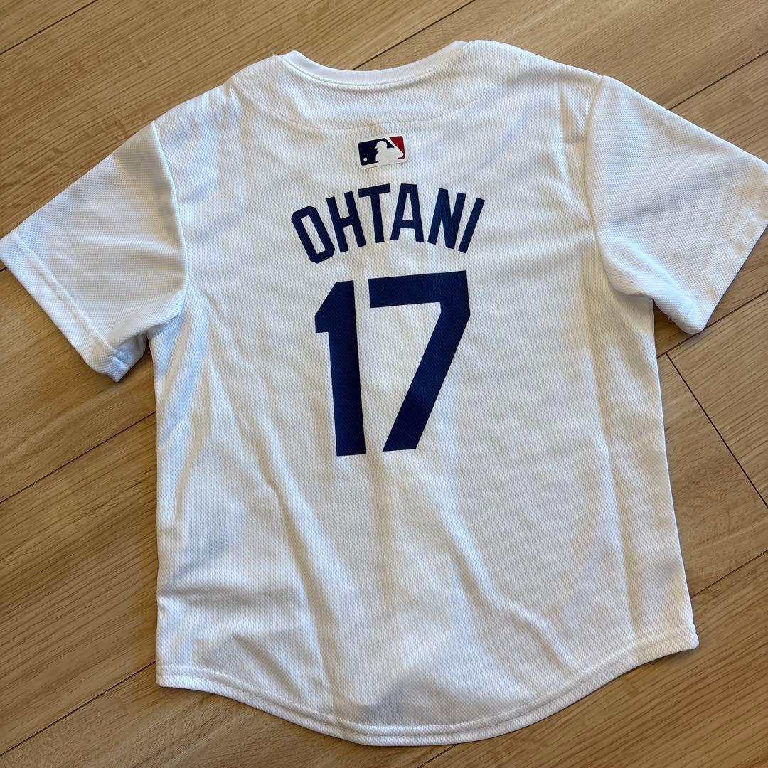 （最終値下げ）Nike ドジャース　大谷選手17 キッズM ユニフォーム