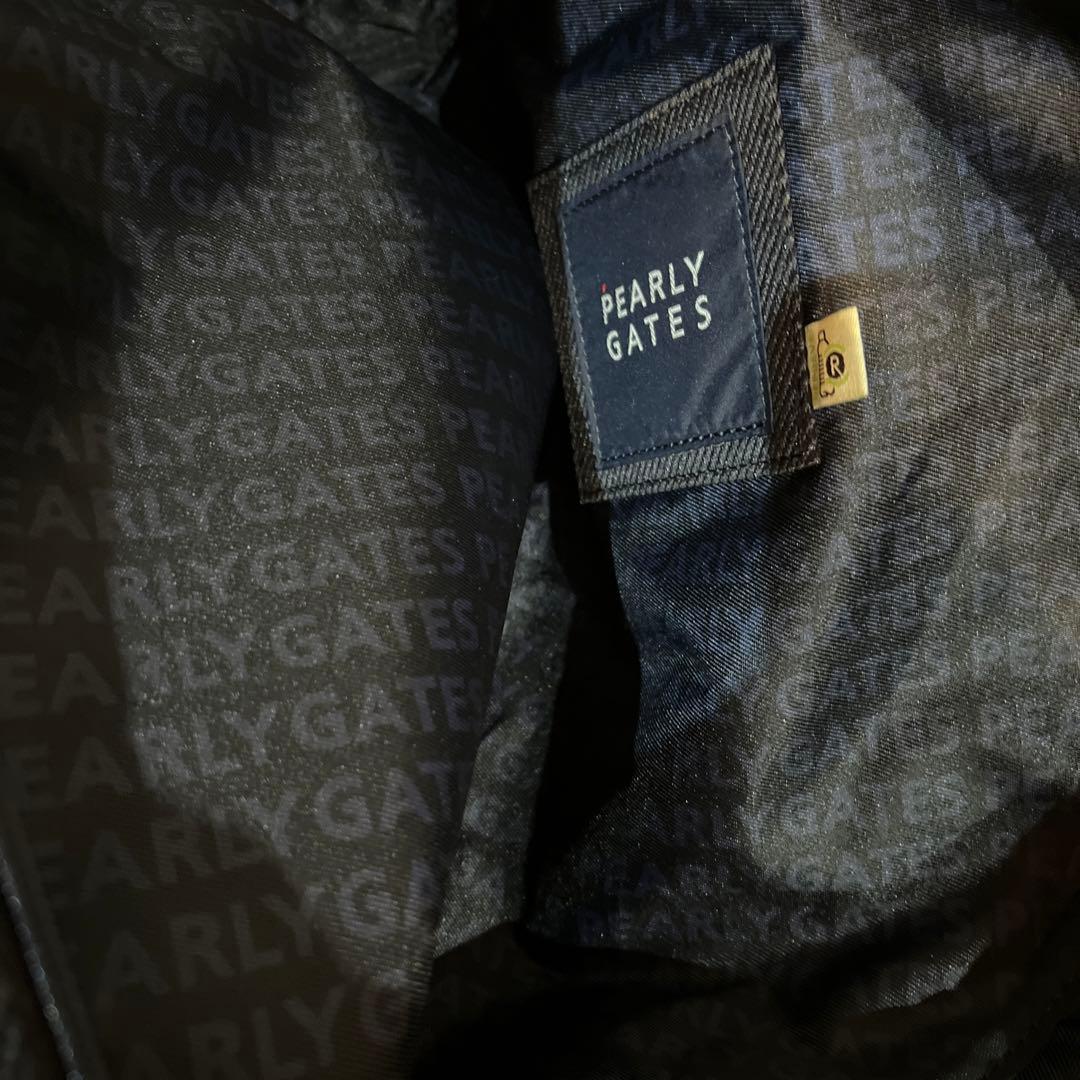 PEARLY GATES ネイビーゴルフバッグ