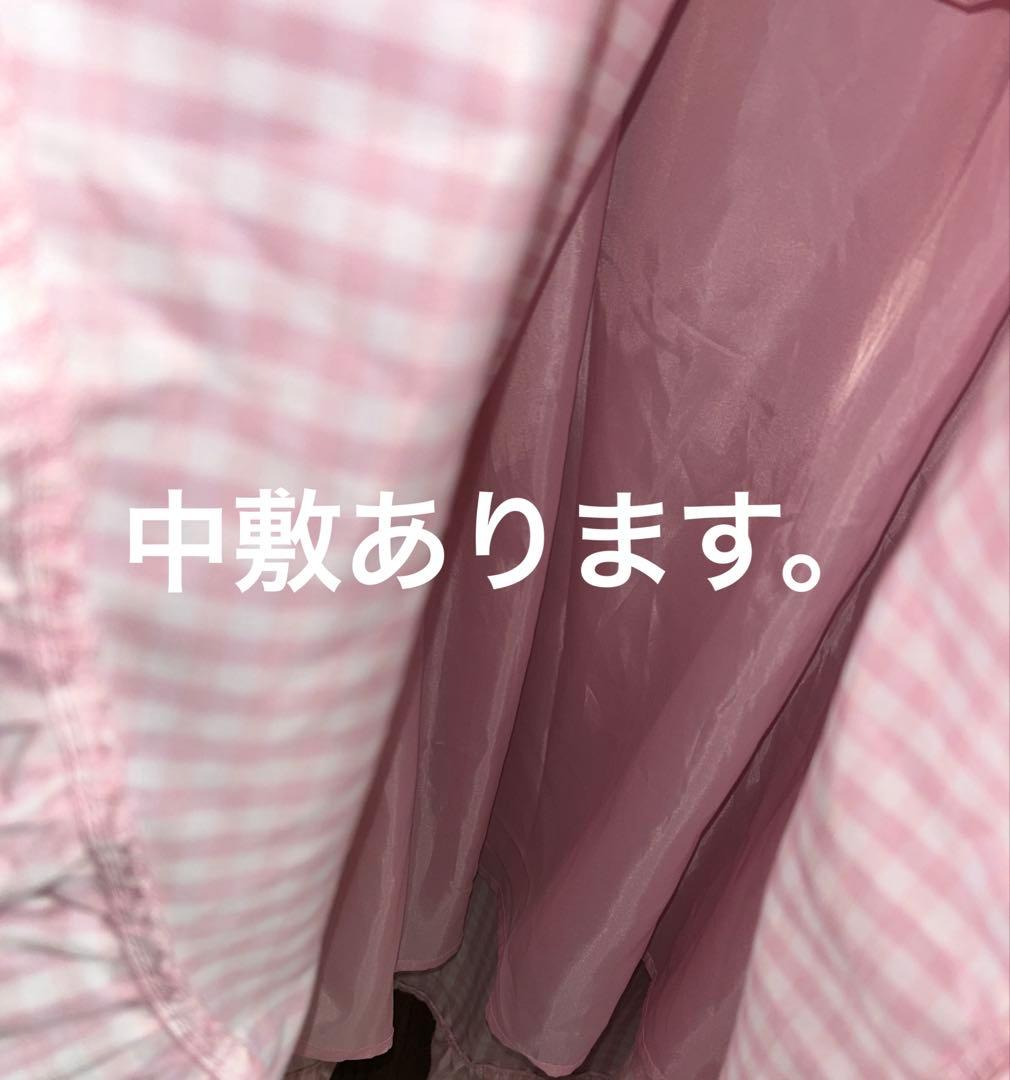 しまむら　青木美沙子　マロンクリームワンピース　ピンク　プラスサイズ　6L