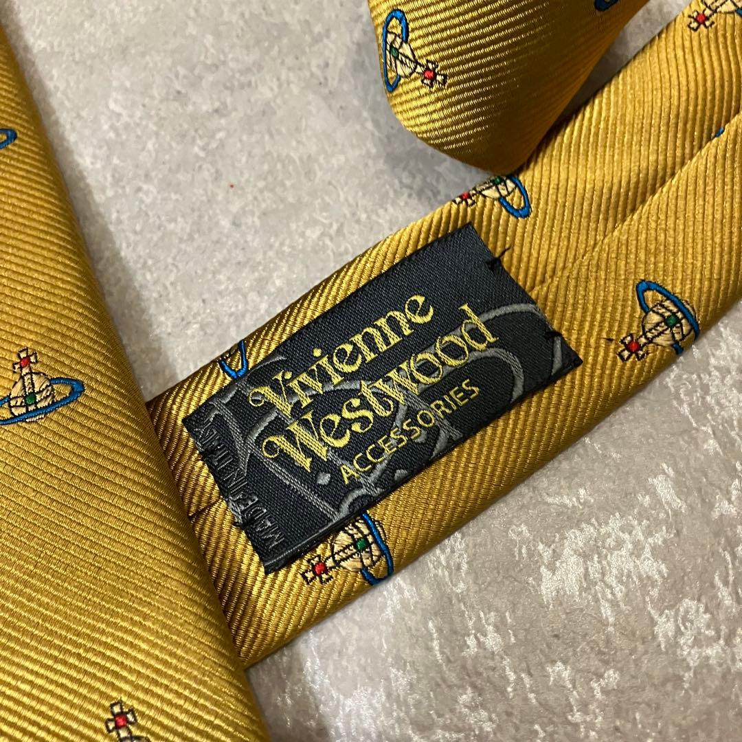 Vivienne Westwood、ネクタイ、イエロー系、マスタード系