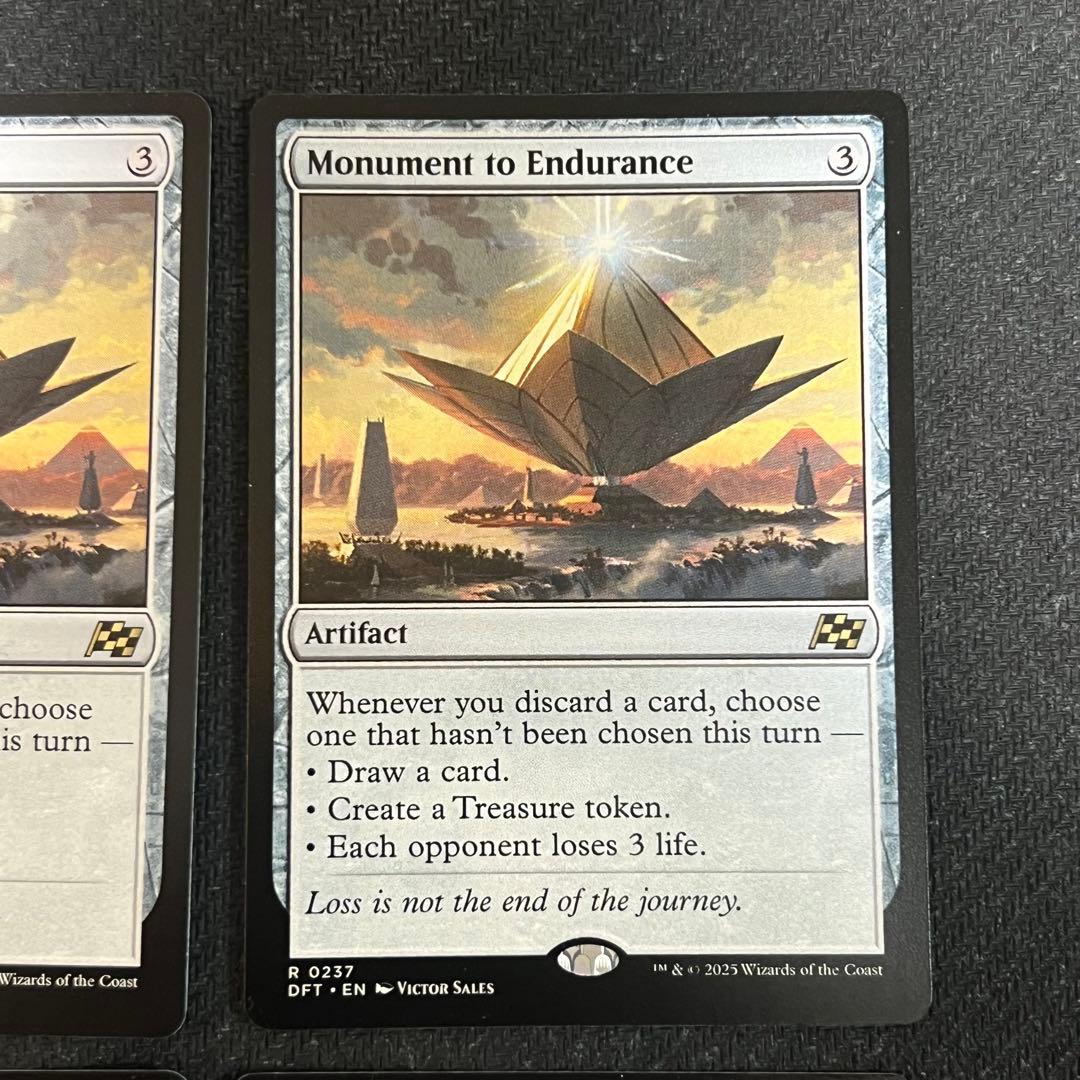 MTG DFT 忍耐の記念碑 英語版 4枚セット