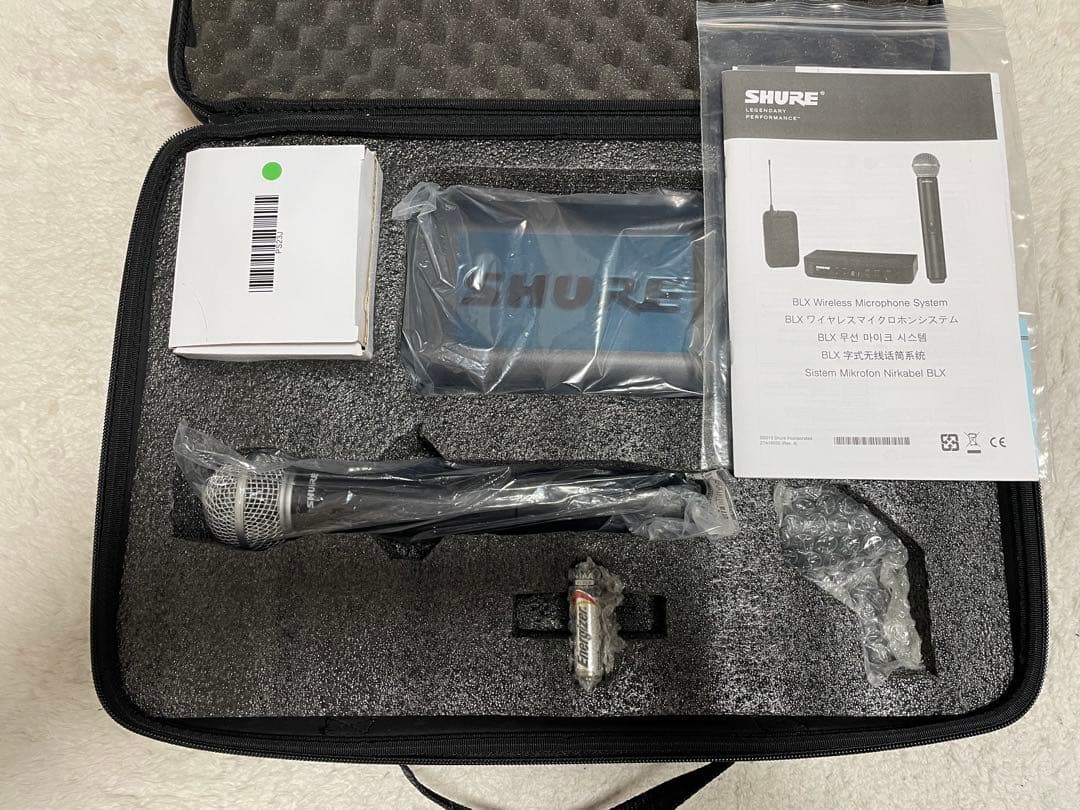 SHURE BLX24J/SM58-JB ワイヤレスマイク