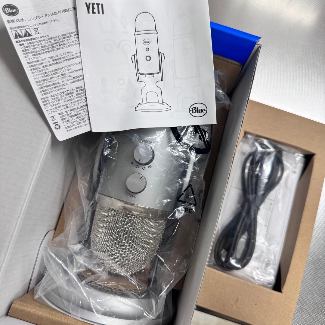 【ほぼ新品】Logicool Blue YETI コンデンサーマイク