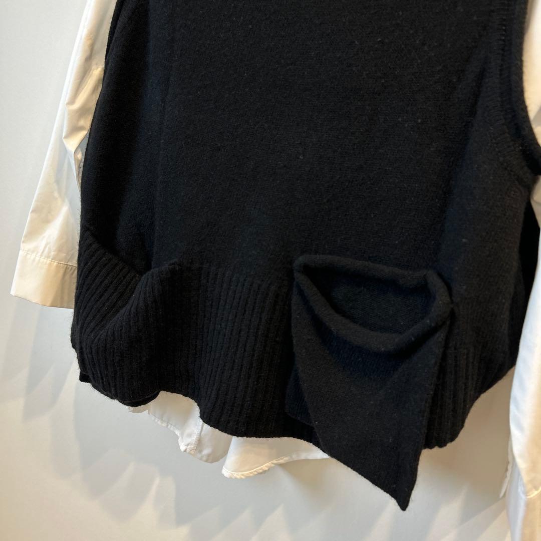 センソユニコ m_mefuニットベスト美品