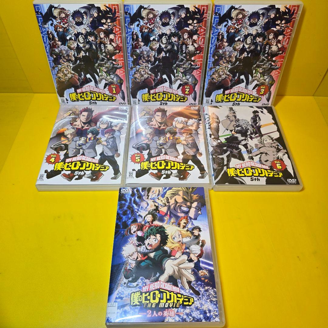 新品ケース交換済　僕のヒーローアカデミア　1期～5期+劇場版　DVD 全34巻