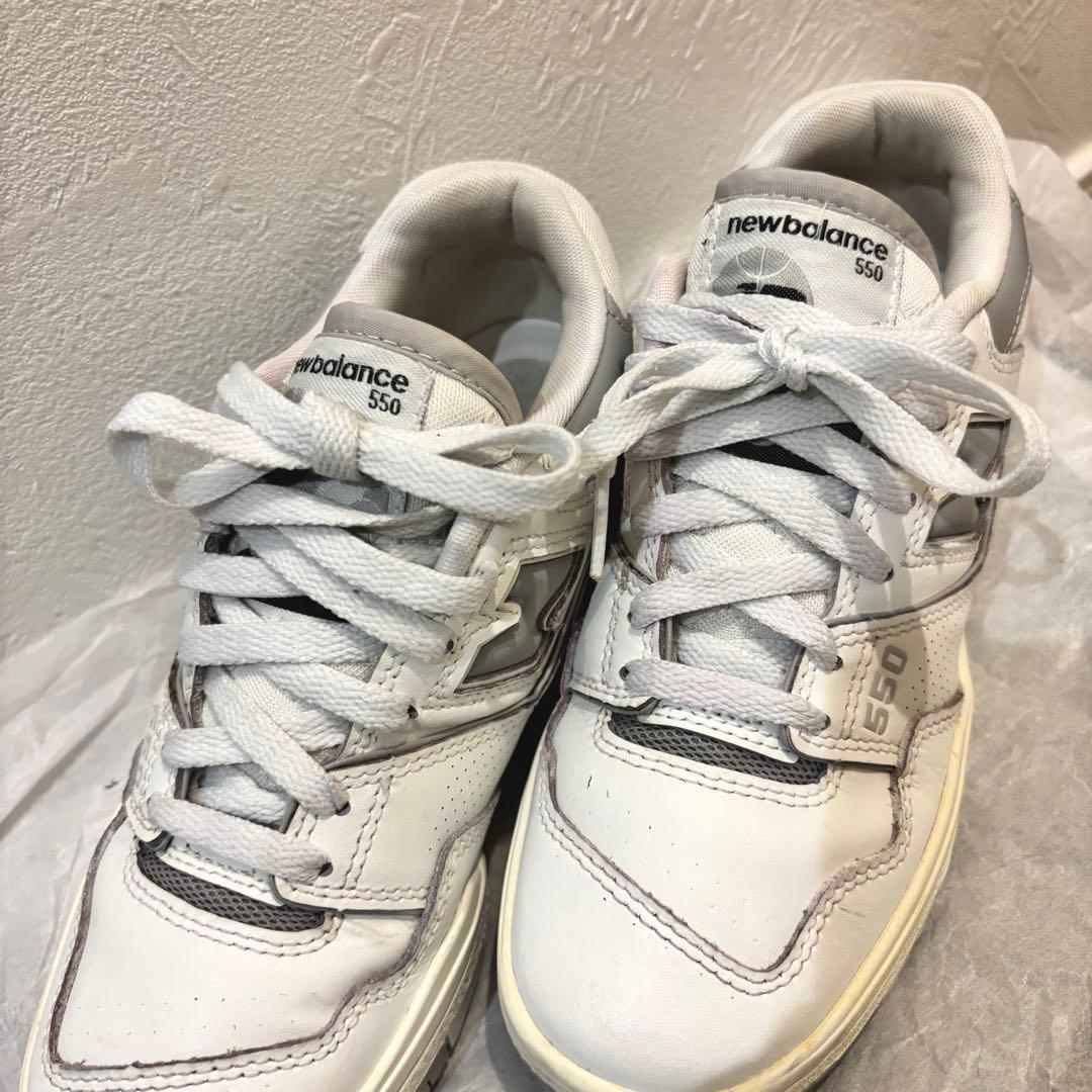 23cm ニューバランス NB BB550 ホワイトグレー