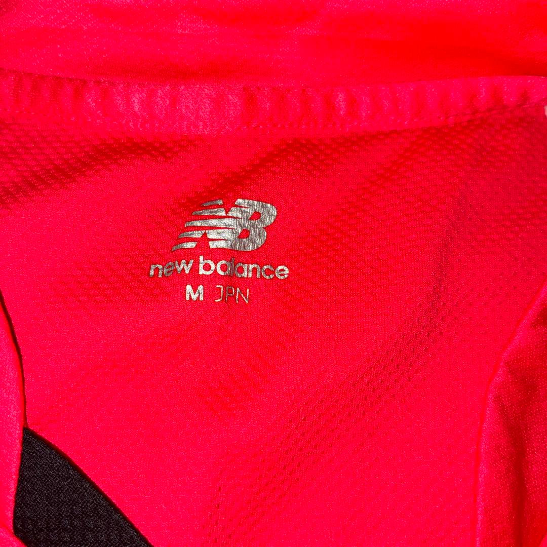 new balance 長袖ウェア M 赤黒 大川家具