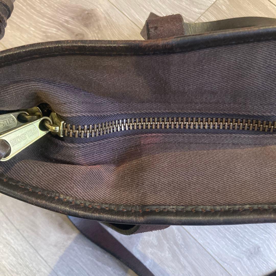 FILSON ダークブラウン トートバッグ