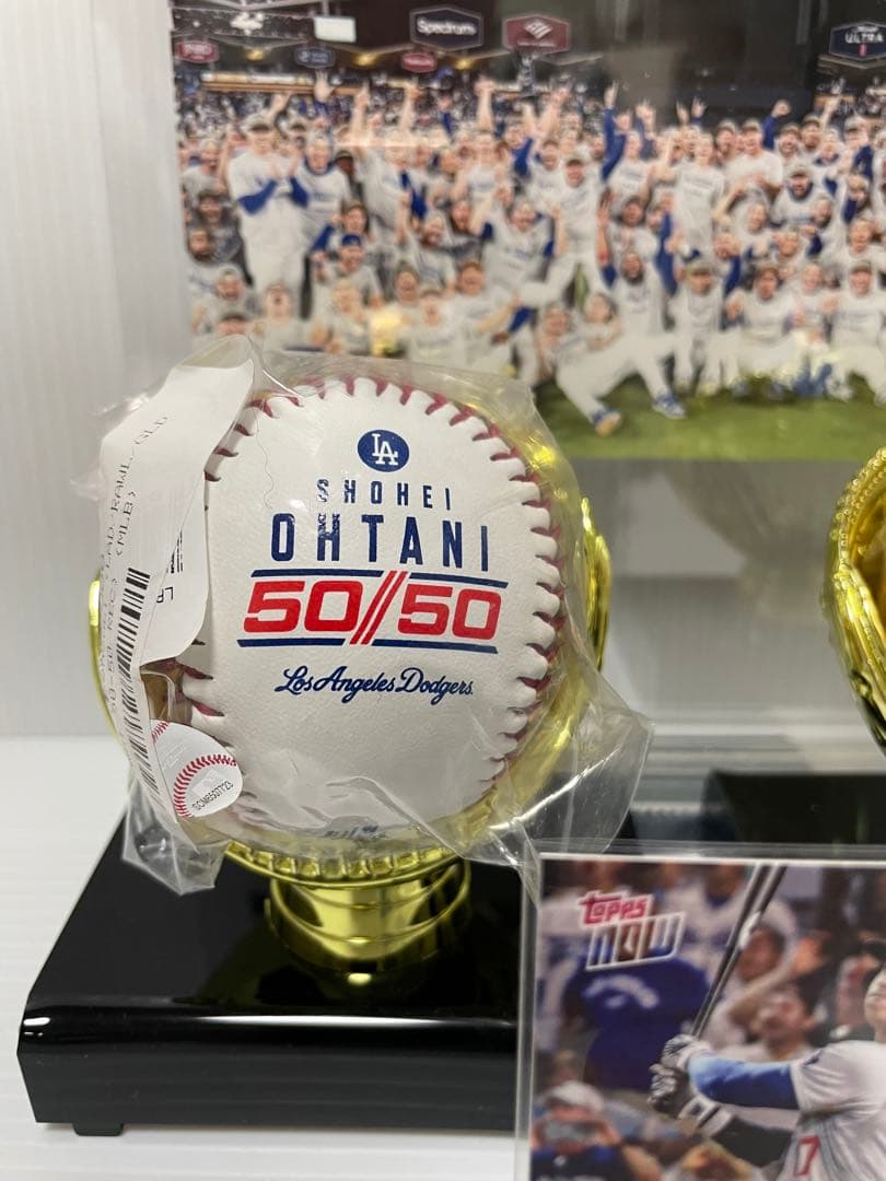 大谷翔平　50-50達成記念ボール&Champion記念ボール&50-50カード