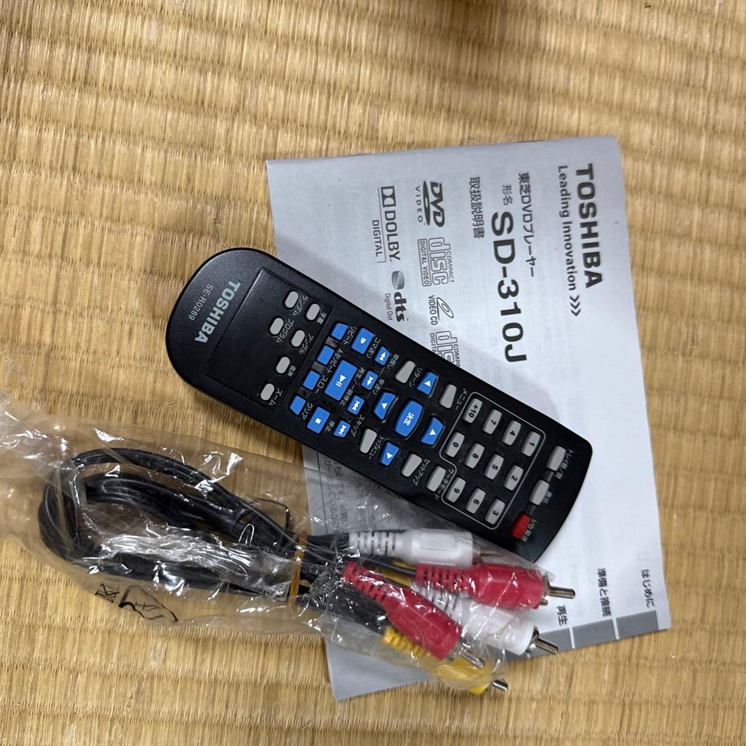 Toshiba dvdプレーヤー sd-310j