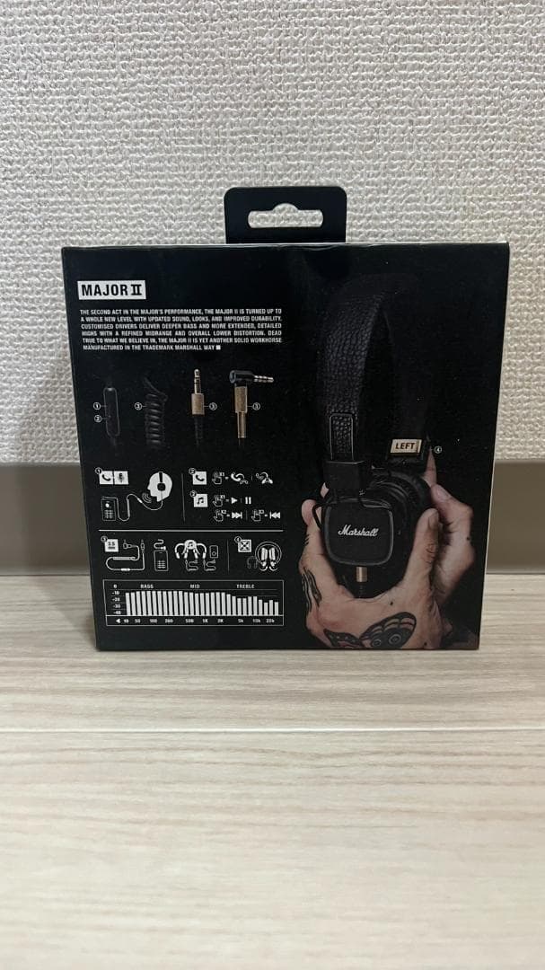 Marshall ヘッドホン MAJOR II ブラック 409 マーシャル