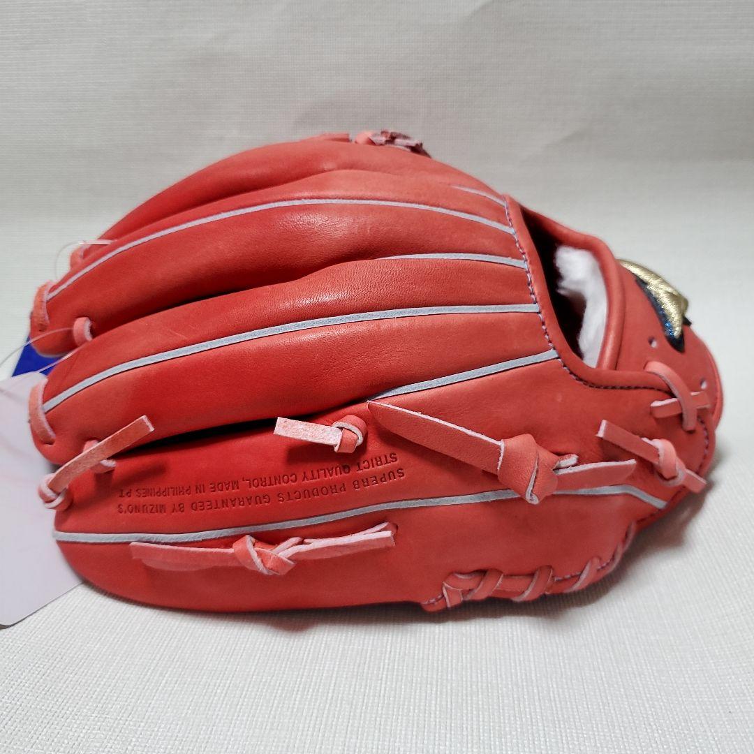 ミズノ グローバルエリート 軟式用グローブ 内野手用サイズ10 [色焼けあり]