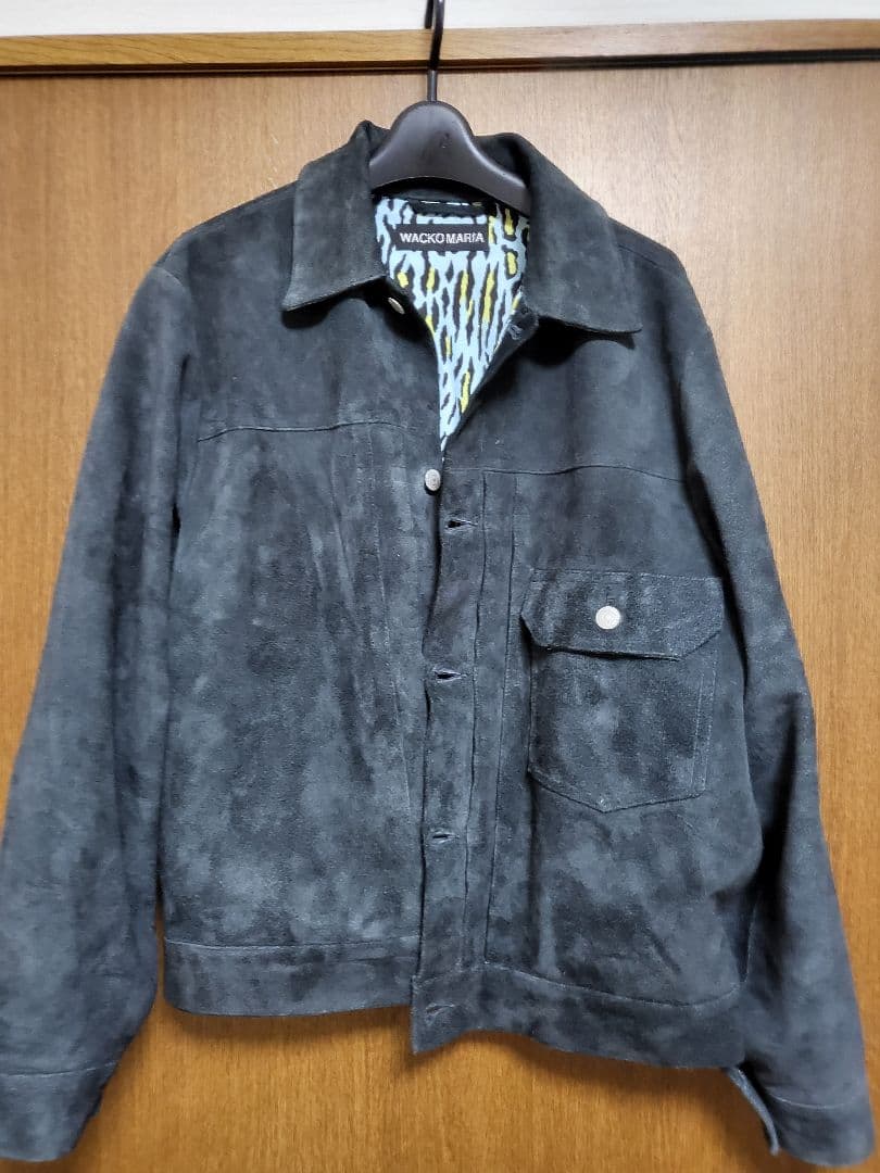 ジャケット・アウター WACKO MARIA/SUEDE LEATHER TRUCKER JACKET