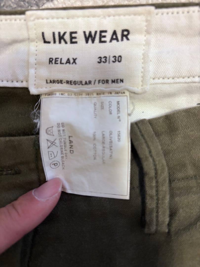 YAECA LIKE WEAR ファティーグパンツ カーゴ