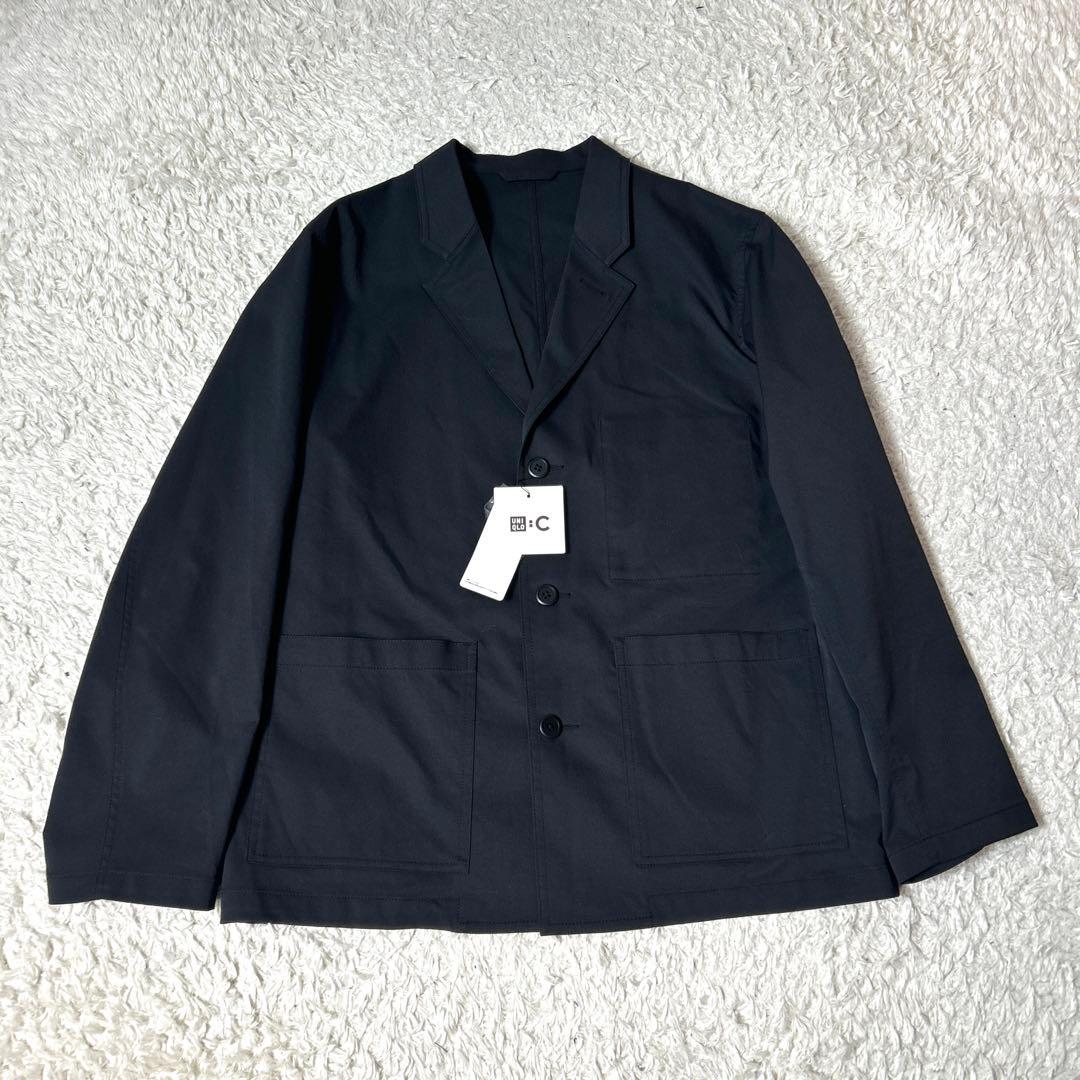 【新品・タグ付き】UNIQLO C ワークジャケット ブラック Mサイズ