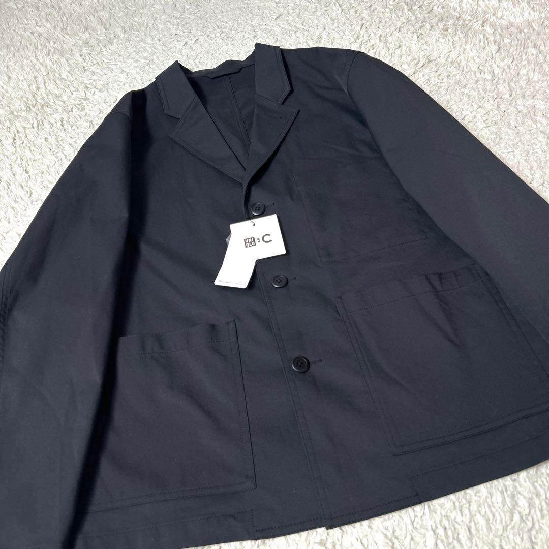 【新品・タグ付き】UNIQLO C ワークジャケット ブラック Mサイズ