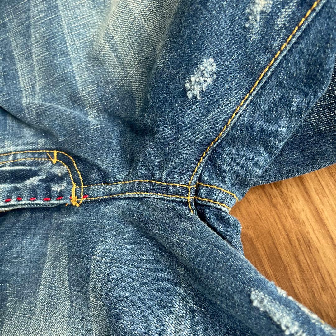 【美品】Dsquared2 デニムパンツ　ダメージ加工　イタリア製　　50サイズ
