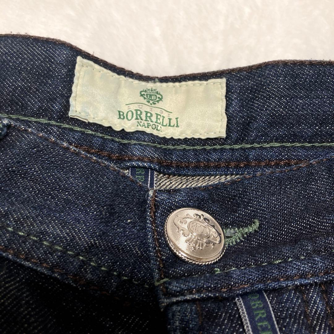 Luigi Borrelli 美品 ルイジ ボレッリ セルビッチ デニム 34