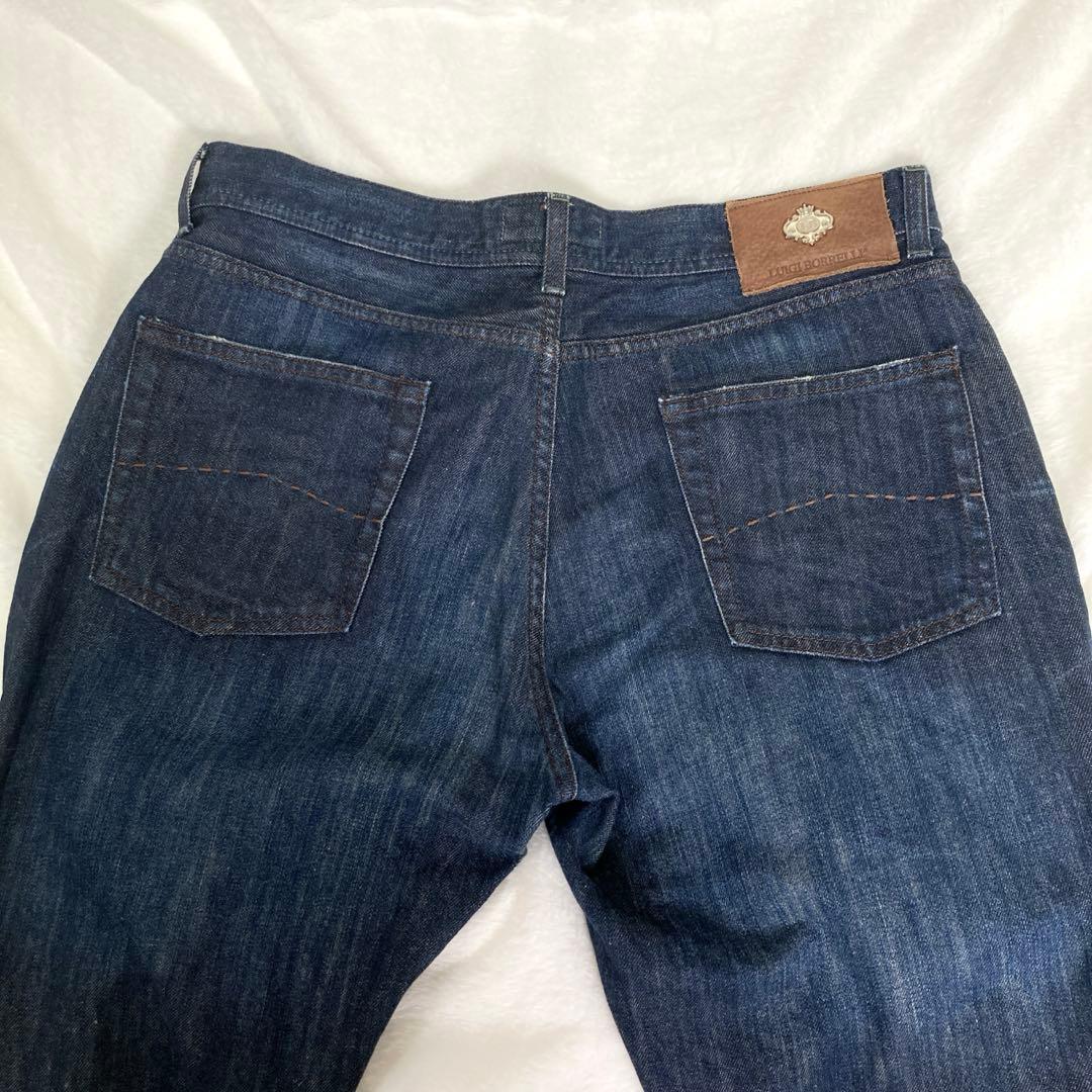 Luigi Borrelli 美品 ルイジ ボレッリ セルビッチ デニム 34