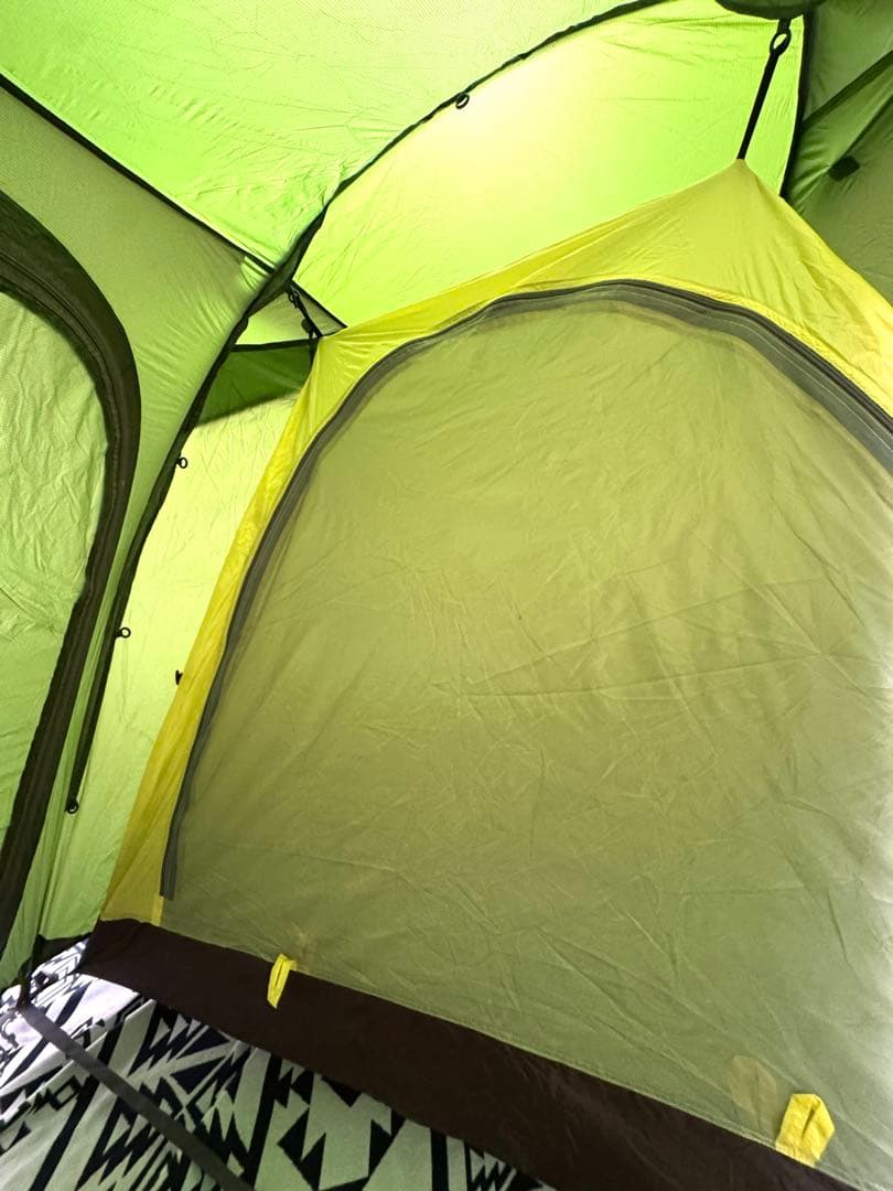 Naturehike テント Hiby3 3人用　グリーン　グランドシート付き